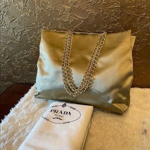 Vintage silk PRADA bag
